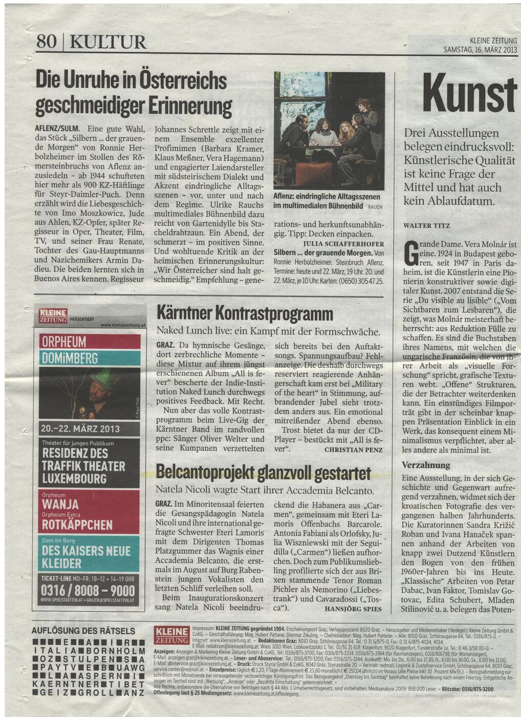 Zeitungsartikel