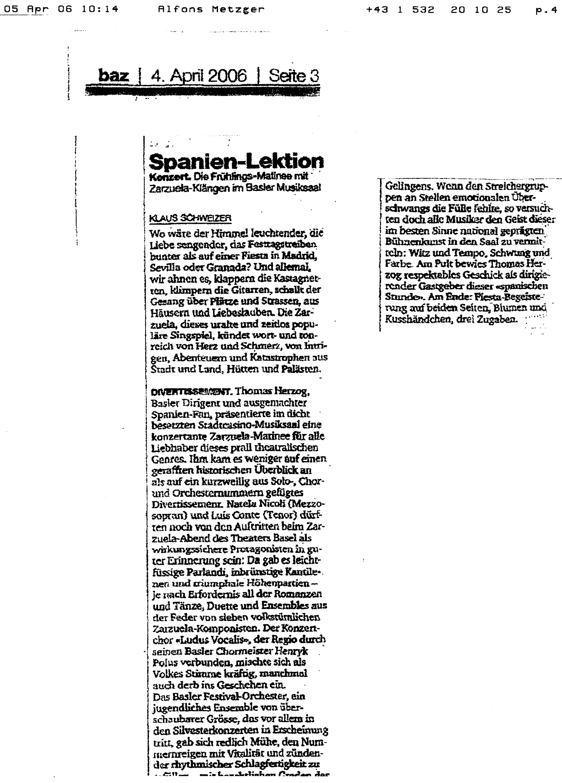 Zeitungsartikel