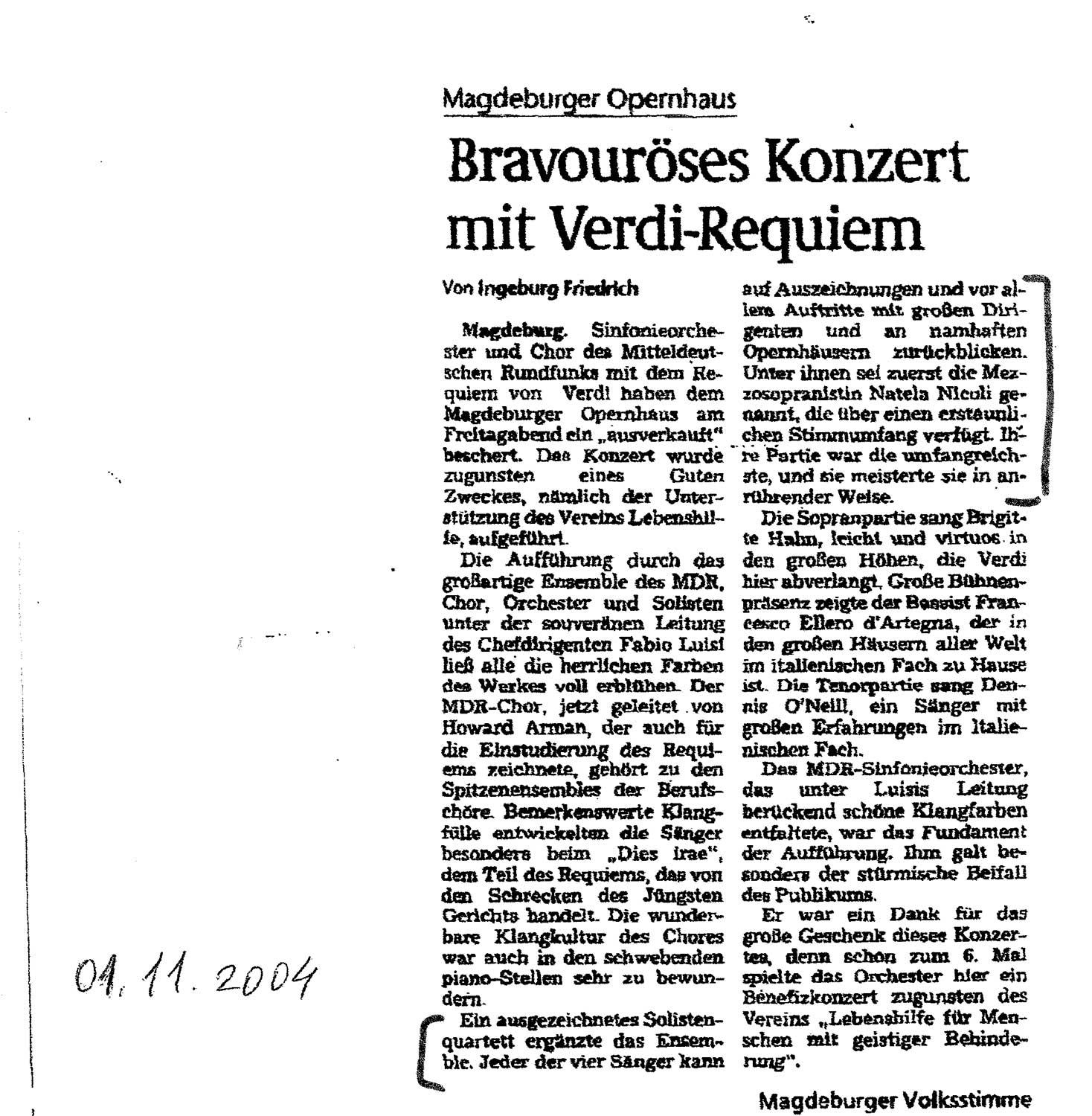 Zeitungsartikel